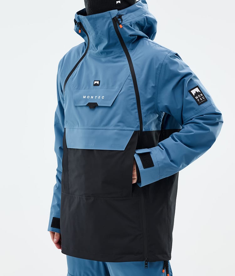 Montec Doom Snowboardjakke Herre Blue Steel/Black Renewed, Bilde 8 av 11