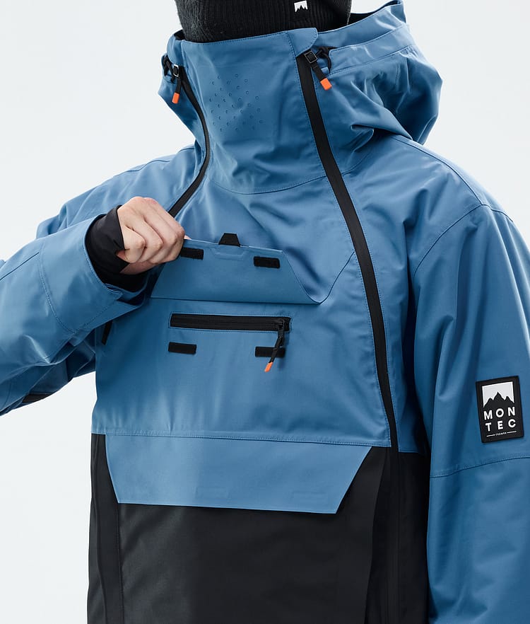Montec Doom Snowboardjakke Herre Blue Steel/Black Renewed, Bilde 10 av 11