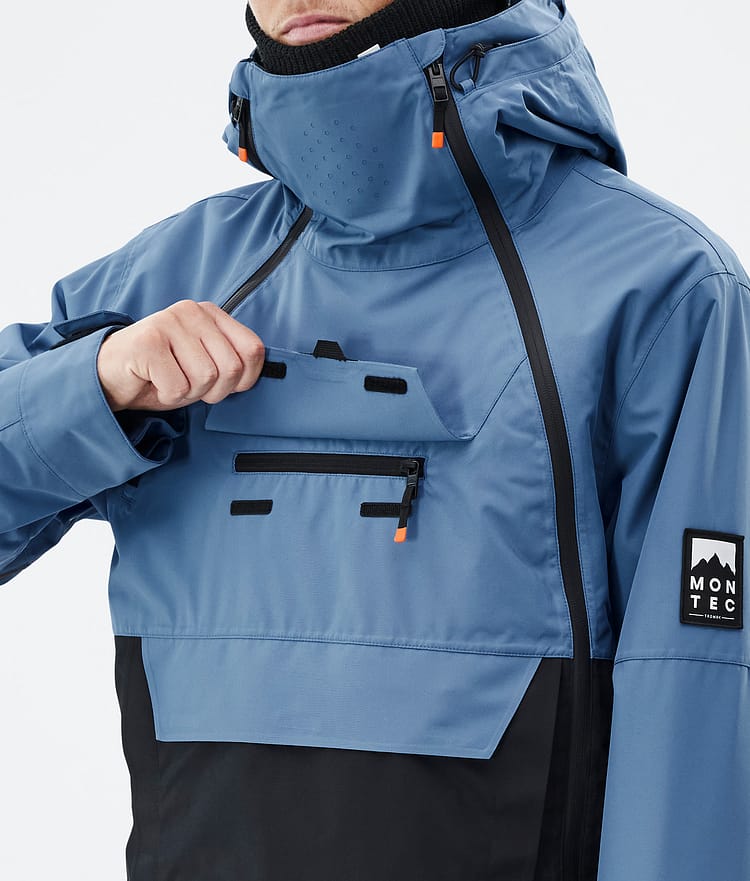 Montec Doom Snowboardjakke Herre Blue Steel/Black