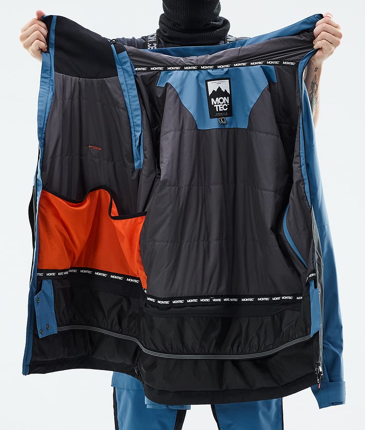 Montec Doom Snowboardjakke Herre Blue Steel/Black Renewed, Bilde 11 av 11