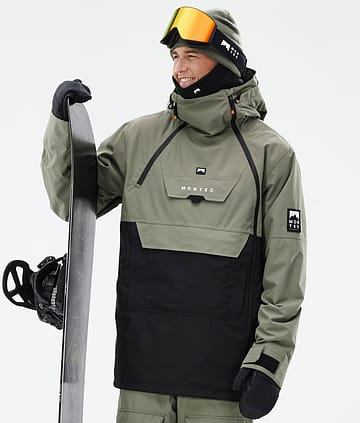 Montec Doom Snowboardjakke Greenish/Black