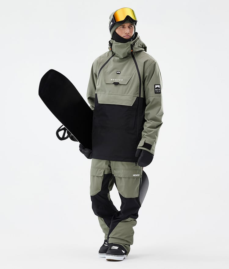 Montec Doom Snowboardjakke Herre Greenish/Black, Bilde 3 av 11