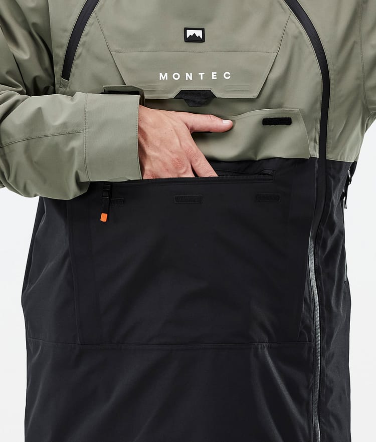 Montec Doom Snowboardjakke Herre Greenish/Black, Bilde 9 av 11
