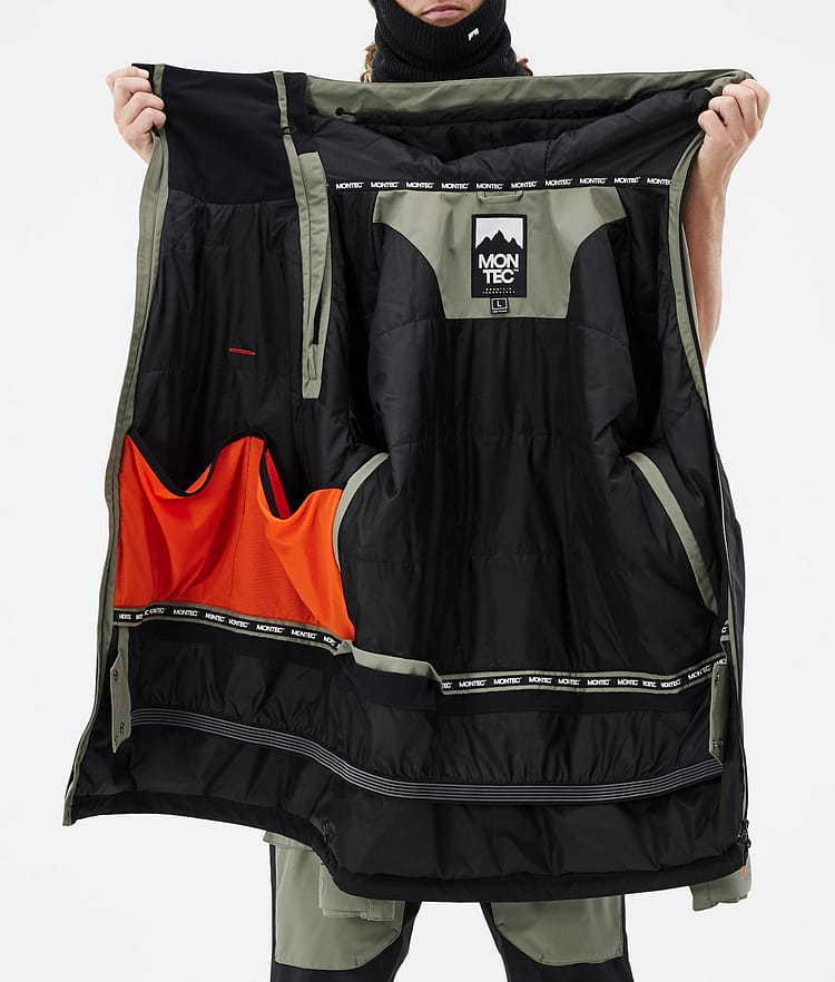 Montec Doom Snowboardjakke Herre Greenish/Black, Bilde 11 av 11