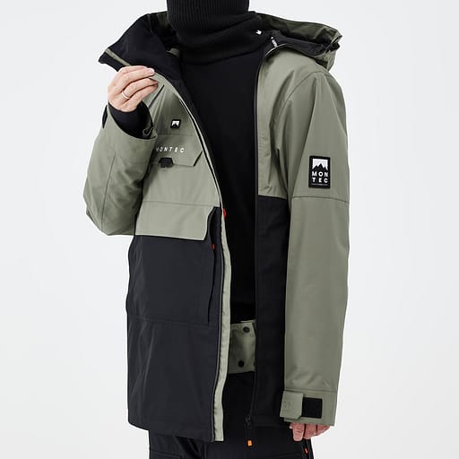 Glidelås foran med doble klaffer Hovedproduktdetaljbilde,