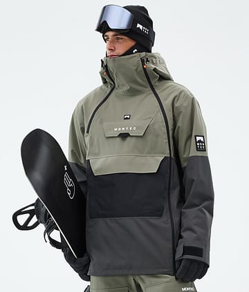 Montec Doom Snowboardjakke Greenish/Black/Phantom