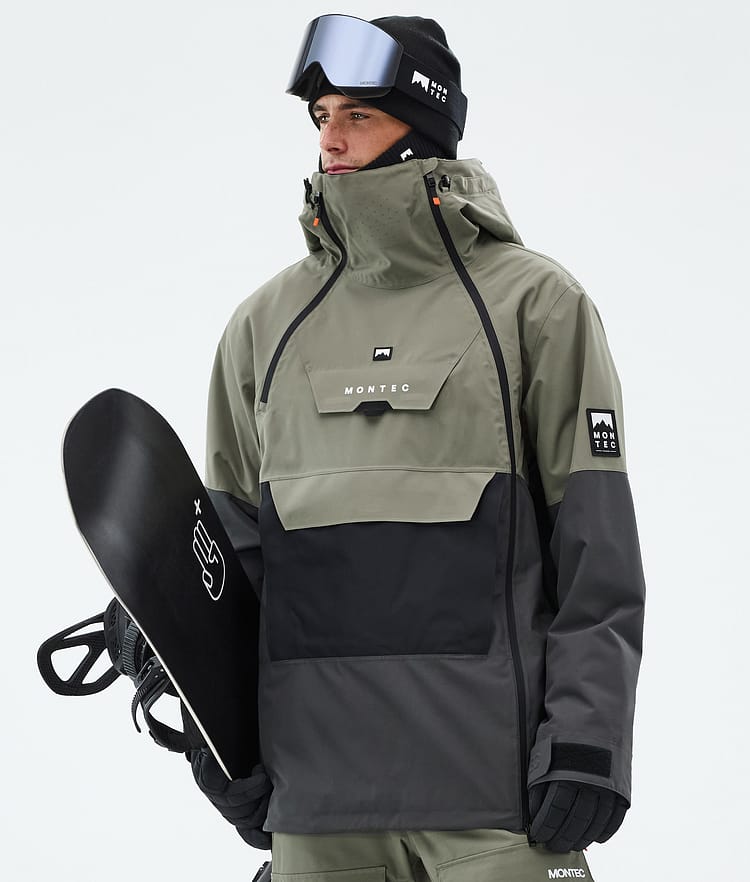 Montec Doom Snowboardjakke Herre Greenish/Black/Phantom, Bilde 1 av 11