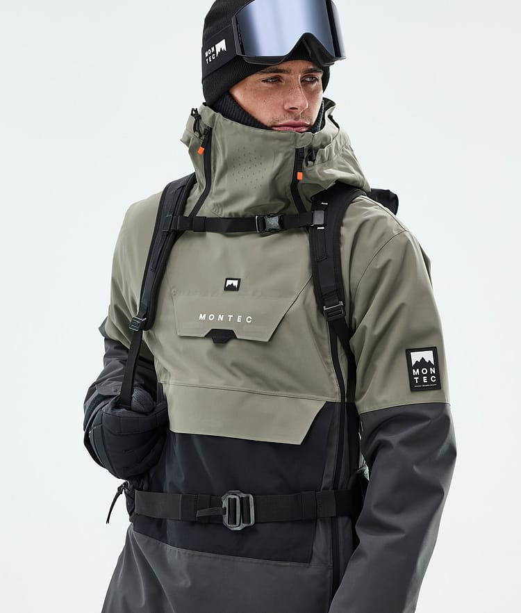 Montec Doom Snowboardjakke Herre Greenish/Black/Phantom, Bilde 2 av 11