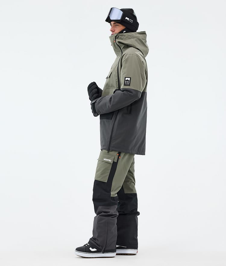 Montec Doom Snowboardjakke Herre Greenish/Black/Phantom, Bilde 4 av 11
