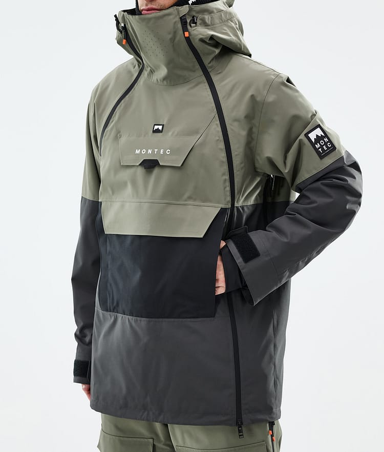 Montec Doom Snowboardjakke Herre Greenish/Black/Phantom, Bilde 8 av 11