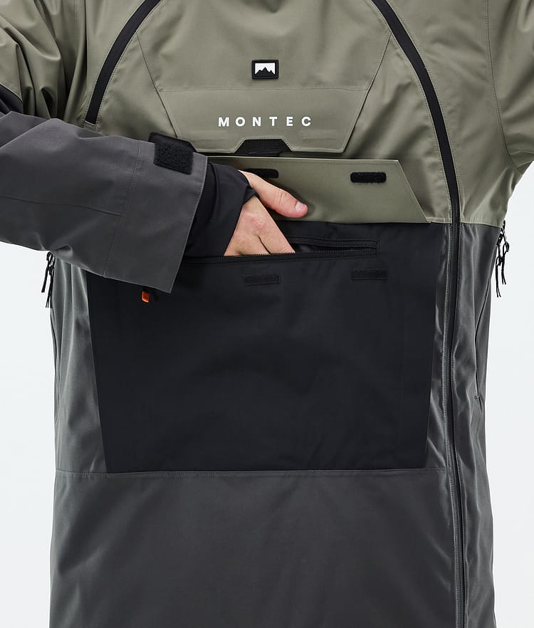 Montec Doom Snowboardjakke Herre Greenish/Black/Phantom, Bilde 9 av 11