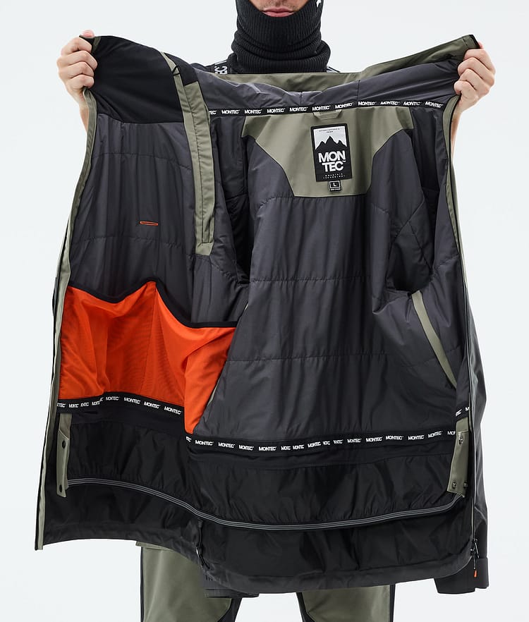 Montec Doom Snowboardjakke Herre Greenish/Black/Phantom, Bilde 11 av 11