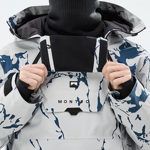 Glidelås foran med doble klaffer Hovedproduktdetaljbilde,