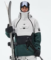 Montec Doom Skijakke Herre Light Grey/Black/Dark Atlantic