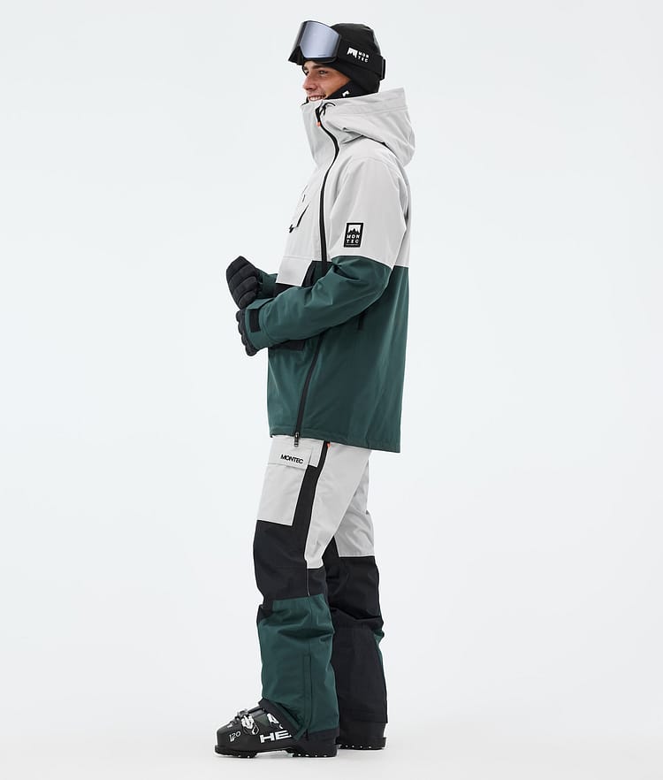 Montec Doom Skijakke Herre Light Grey/Black/Dark Atlantic, Bilde 4 av 11