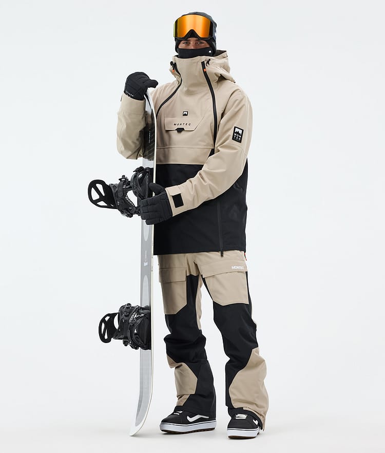 Montec Doom Snowboardjakke Herre Sand/Black Renewed, Bilde 3 av 11