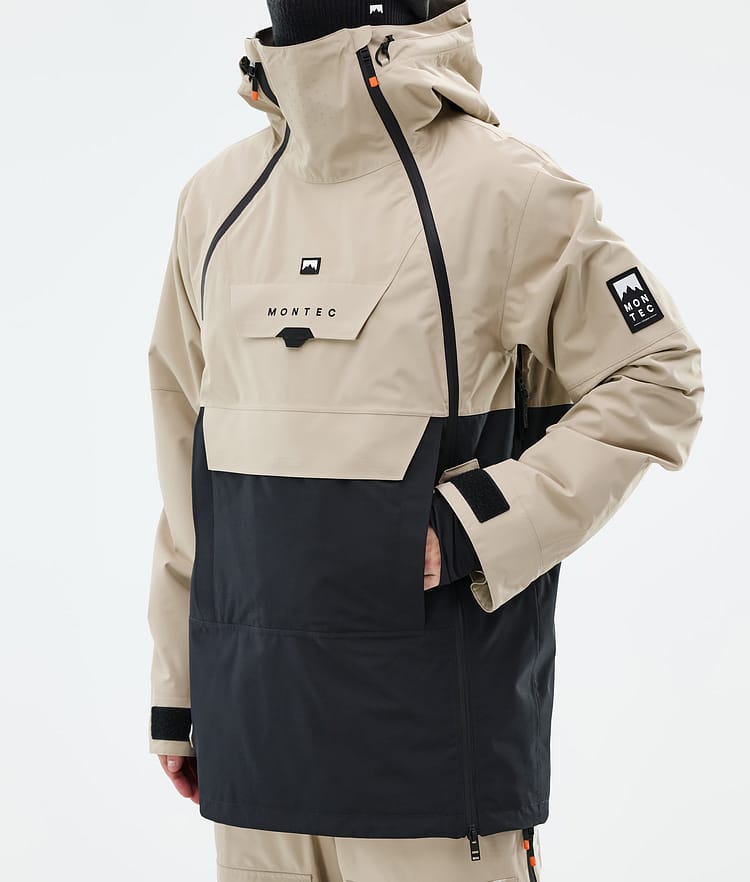 Montec Doom Snowboardjakke Herre Sand/Black Renewed, Bilde 8 av 11