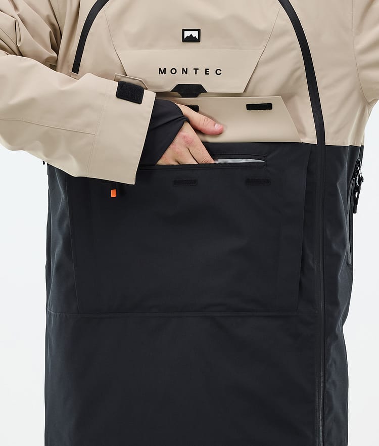 Montec Doom Snowboardjakke Herre Sand/Black Renewed, Bilde 9 av 11