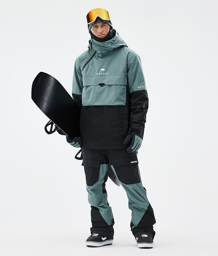 Montec Dune Snowboardjakke Herre Atlantic/Black, Bilde 3 av 9