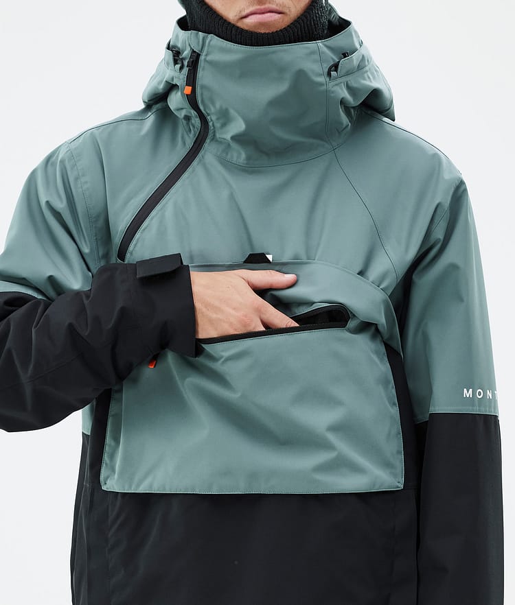 Montec Dune Snowboardjakke Herre Atlantic/Black, Bilde 9 av 9