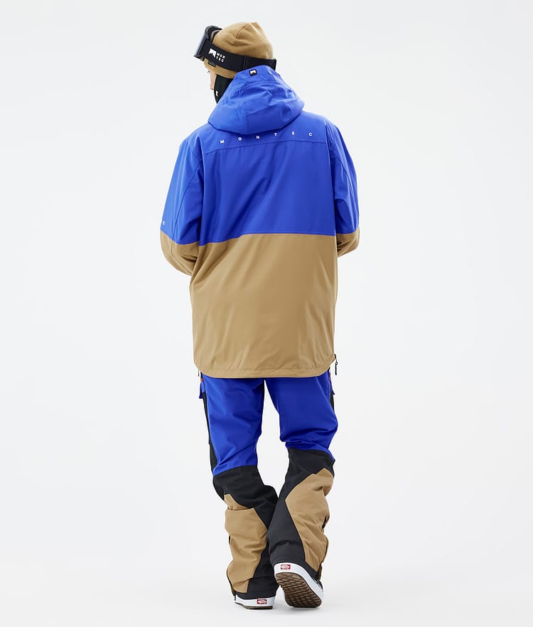 Montec Dune Snowboardjakke Herre Cobalt Blue/Back/Gold, Bilde 5 av 9