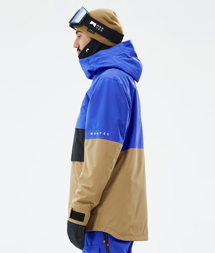 Montec Dune Snowboardjakke Herre Cobalt Blue/Back/Gold