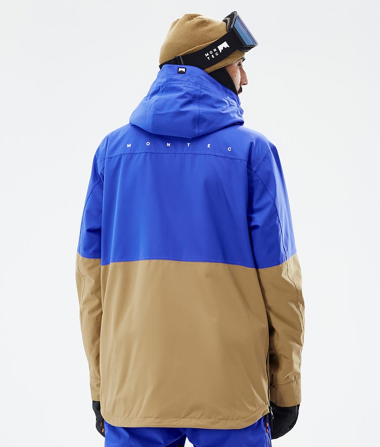 Montec Dune Snowboardjakke Herre Cobalt Blue/Back/Gold