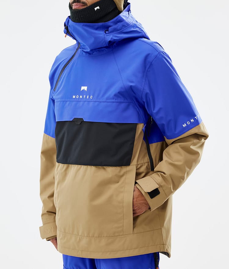 Montec Dune Snowboardjakke Herre Cobalt Blue/Back/Gold