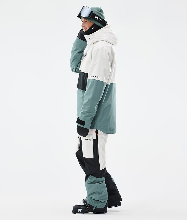 Montec Dune Skijakke Herre Old White/Black/Atlantic, Bilde 4 av 9