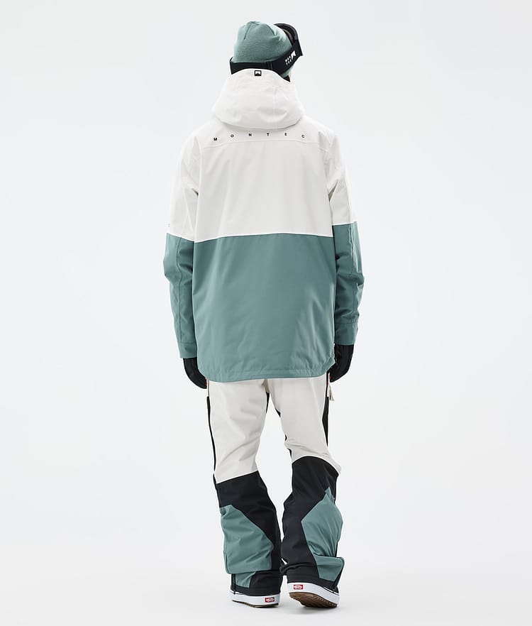 Montec Dune Snowboardjakke Herre Old White/Black/Atlantic, Bilde 5 av 9
