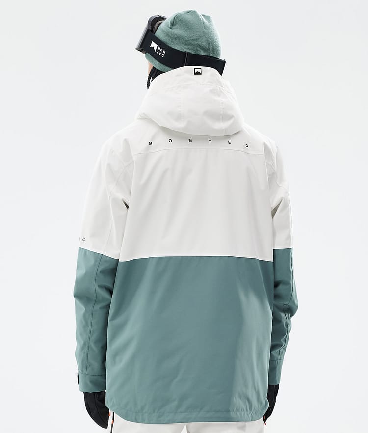 Montec Dune Snowboardjakke Herre Old White/Black/Atlantic, Bilde 7 av 9