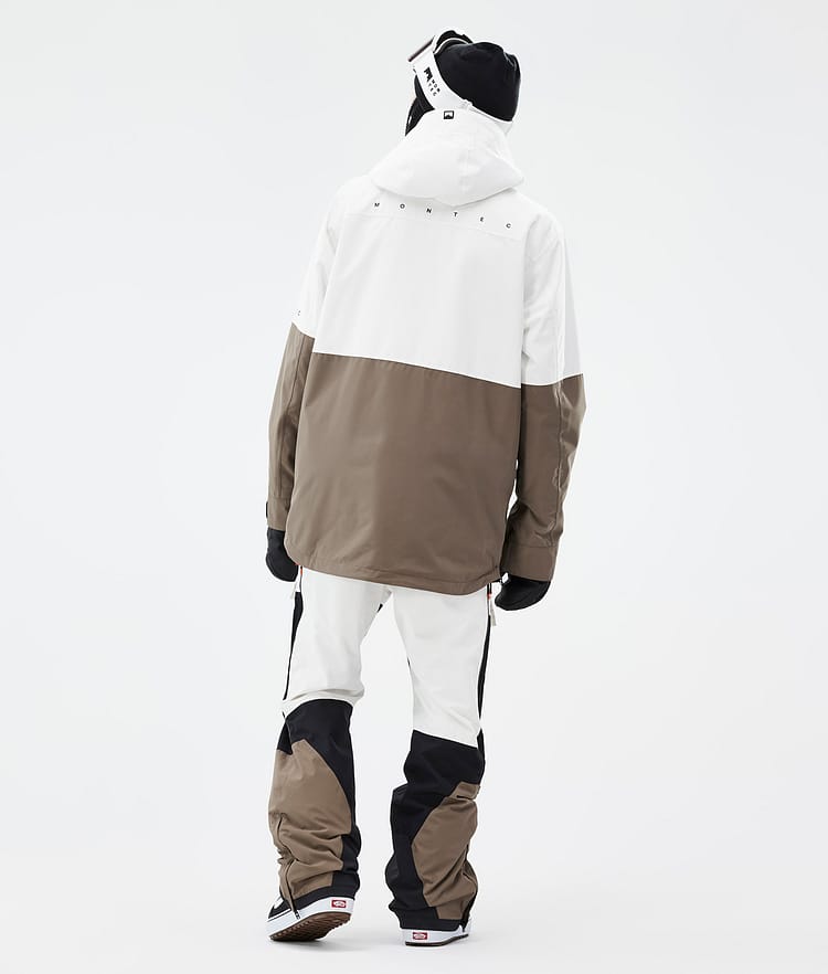 Montec Dune Snowboardjakke Herre Old White/Black/Walnut, Bilde 5 av 9
