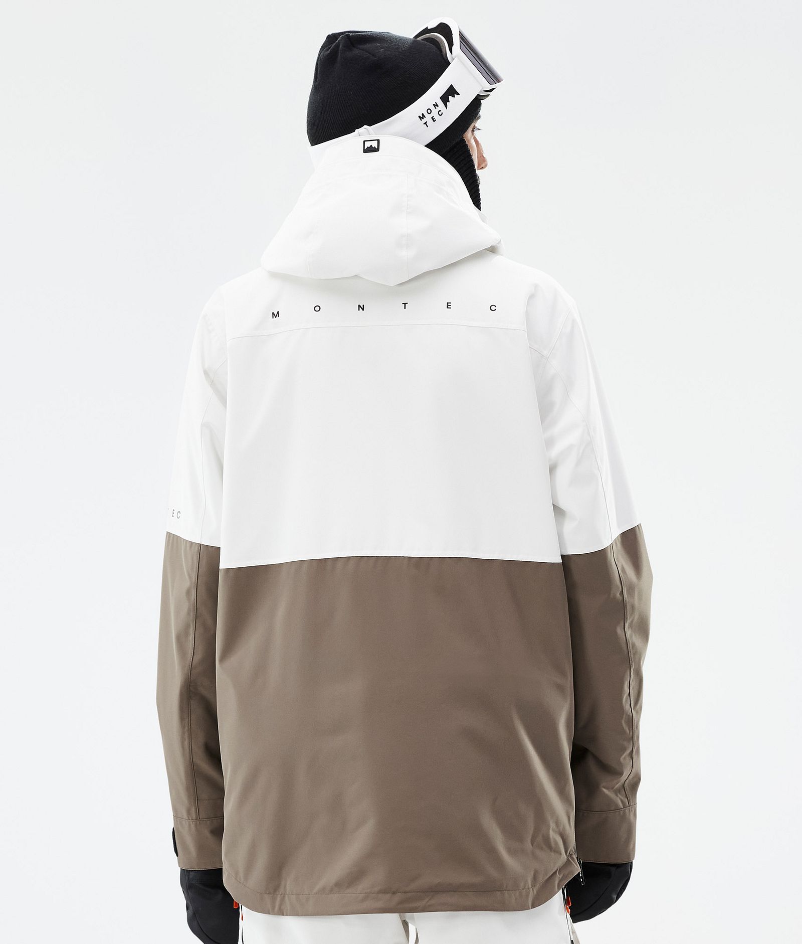 Montec Dune Snowboardjakke Herre Old White/Black/Walnut, Bilde 7 av 9