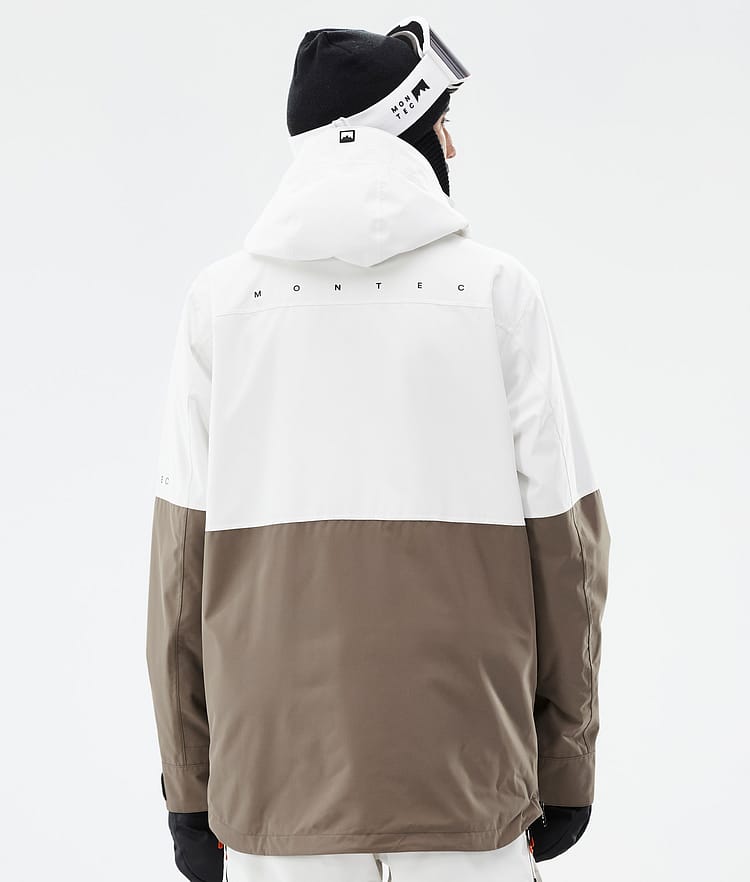 Montec Dune Snowboardjakke Herre Old White/Black/Walnut, Bilde 7 av 9