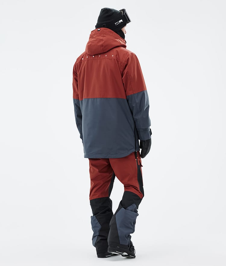 Montec Dune Skijakke Herre Rust/Black/Metal Blue, Bilde 5 av 9