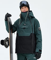 Montec Doom W Snowboardjakke Dame Dark Atlantic/Black
