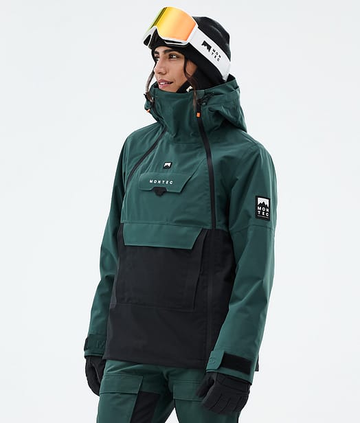 Montec Doom W Snowboardjakke Dame Dark Atlantic/Black