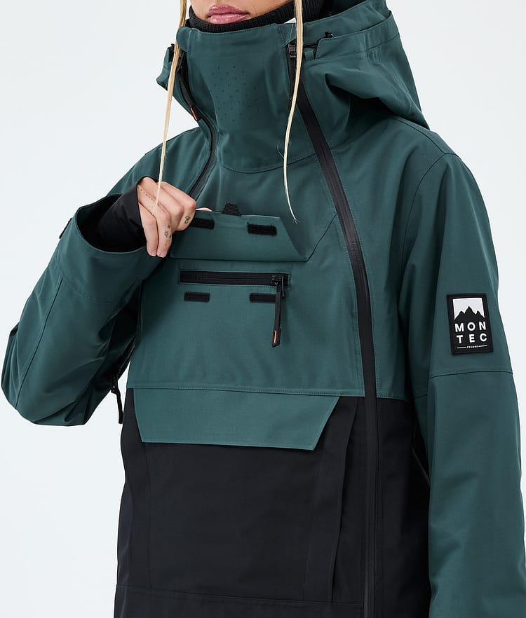 Montec Doom W Skijakke Dame Dark Atlantic/Black, Bilde 9 av 10