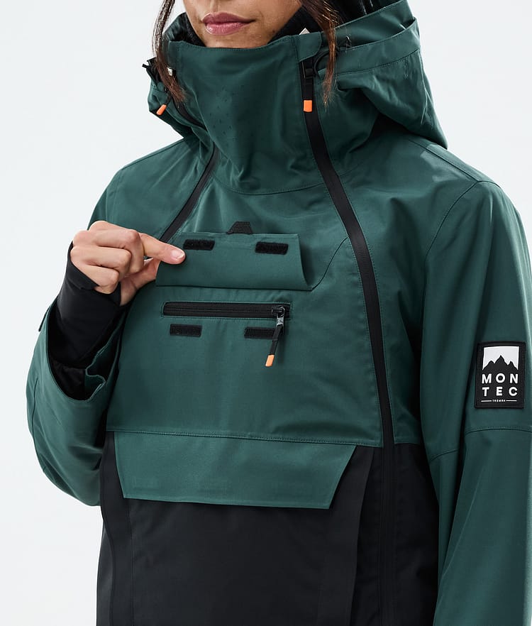 Montec Doom W Snowboardjakke Dame Dark Atlantic/Black, Bilde 10 av 11