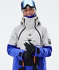 Montec Doom W Snowboardjakke Dame Light Grey/Black/Cobalt Blue Renewed, Bilde 2 av 11