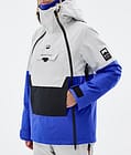 Montec Doom W Snowboardjakke Dame Light Grey/Black/Cobalt Blue Renewed, Bilde 8 av 11