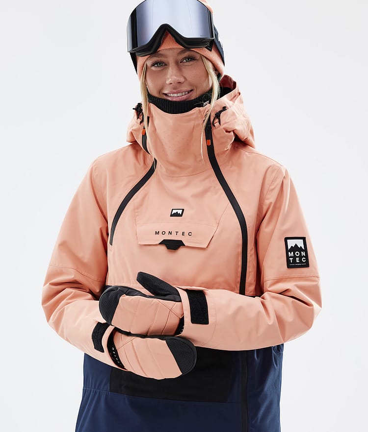 Montec Doom W Snowboardjakke Dame Faded Peach/Black/Dark Blue, Bilde 2 av 11