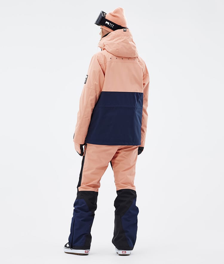 Montec Doom W Snowboardjakke Dame Faded Peach/Black/Dark Blue