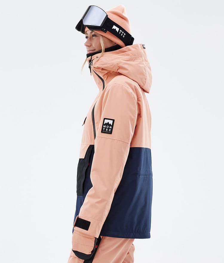 Montec Doom W Snowboardjakke Dame Faded Peach/Black/Dark Blue, Bilde 6 av 11