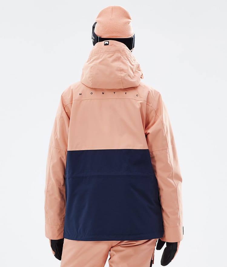 Montec Doom W Snowboardjakke Dame Faded Peach/Black/Dark Blue, Bilde 7 av 11