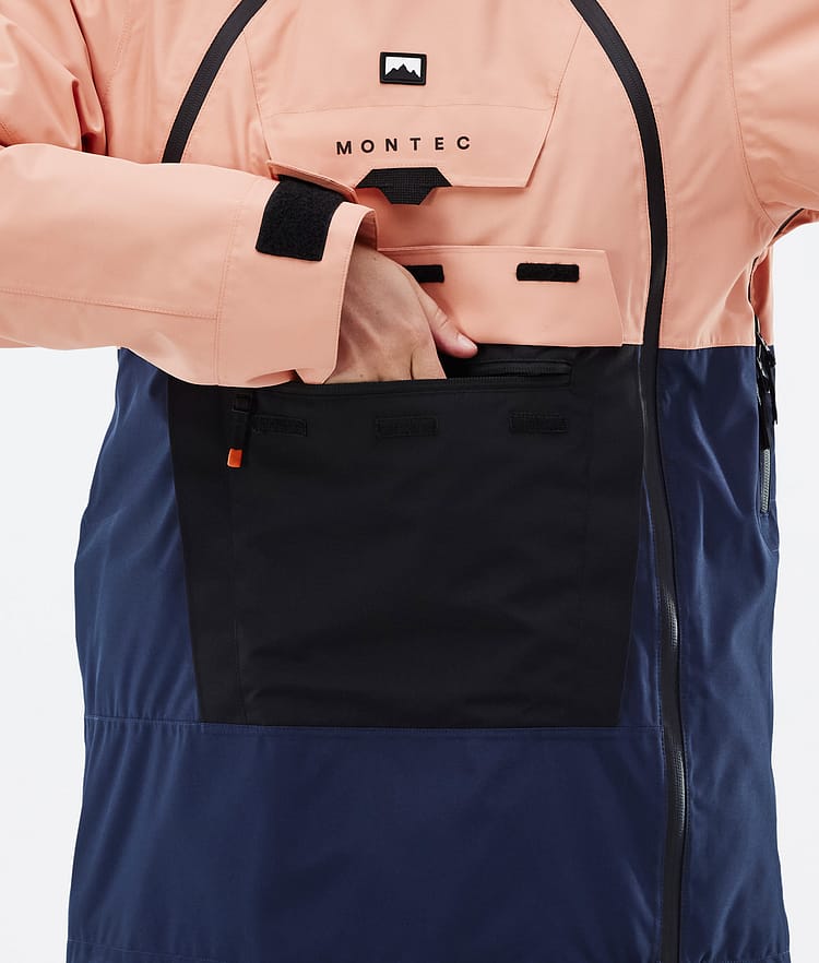 Montec Doom W Snowboardjakke Dame Faded Peach/Black/Dark Blue, Bilde 9 av 11
