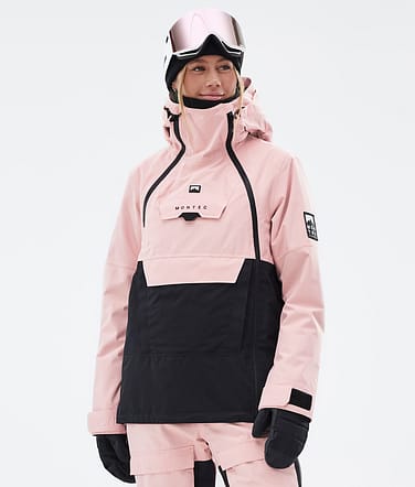 Montec Doom W Snowboardjakke Dame Soft Pink/Black Renewed