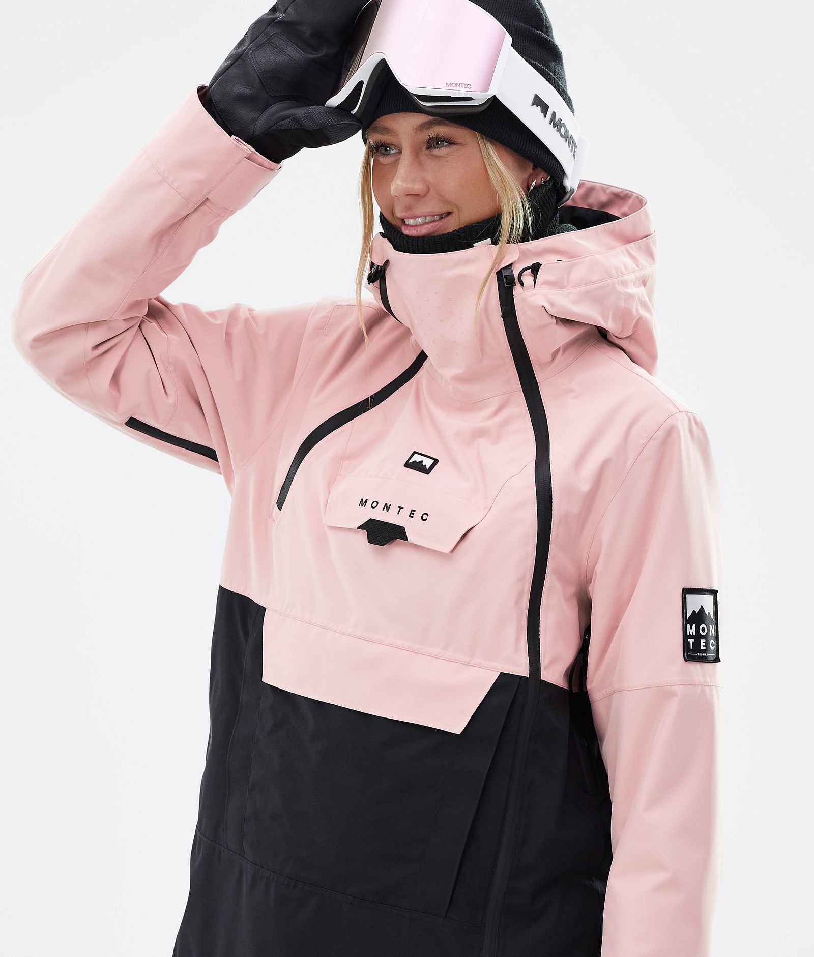 Montec Doom W Snowboardjakke Dame Soft Pink/Black