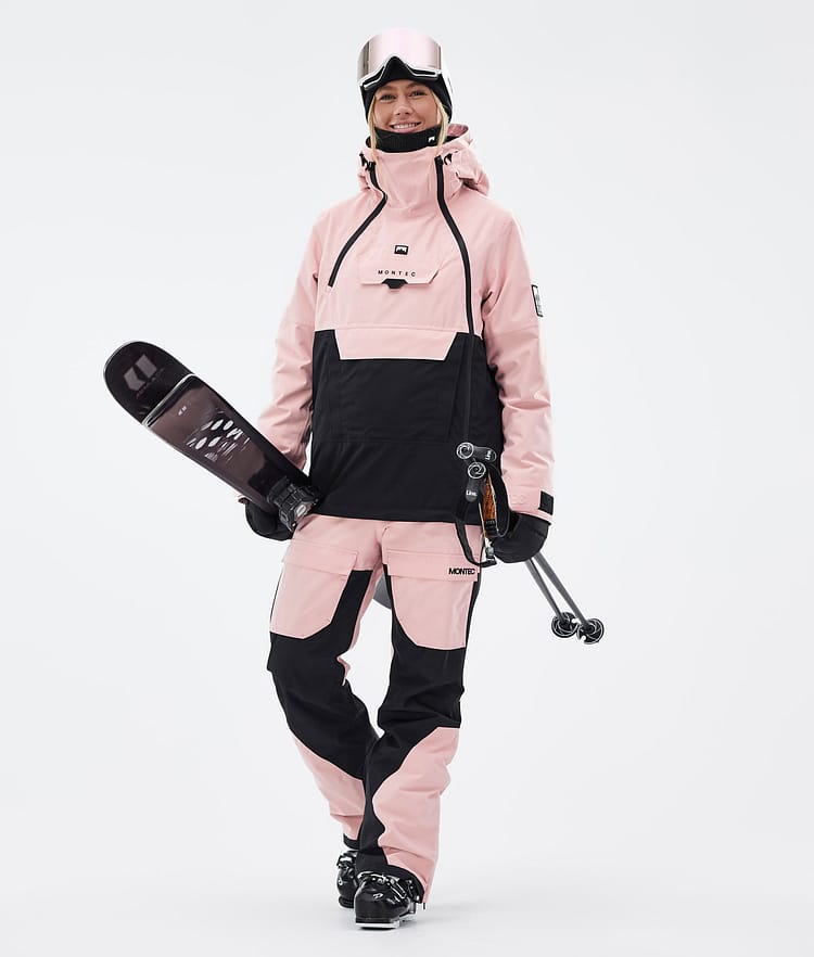 Montec Doom W Skijakke Dame Soft Pink/Black, Bilde 3 av 11