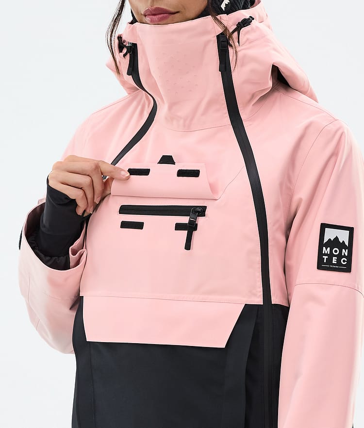 Montec Doom W Snowboardjakke Dame Soft Pink/Black Renewed, Bilde 10 av 11